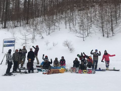 川場スキー場　スタッフ集合写真